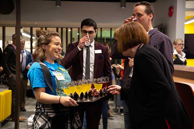 Capilano University hosts students, employees and guests at the grand opening of the new Learning Commons on Tuesday, Nov. 20, 2018.