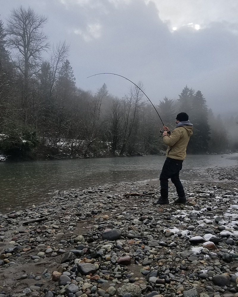 Fishing on Squamish traditional territory