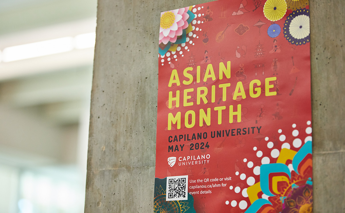 Poster for Asian Heritage Month 2024