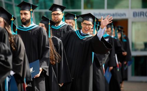 Students at Convocation