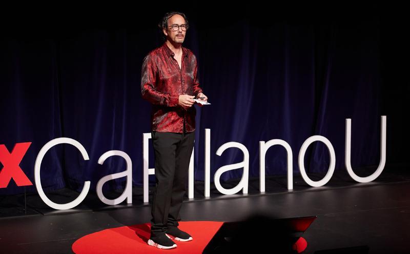 IDEA instructor Jai Djwa presenting at TEDxCapU