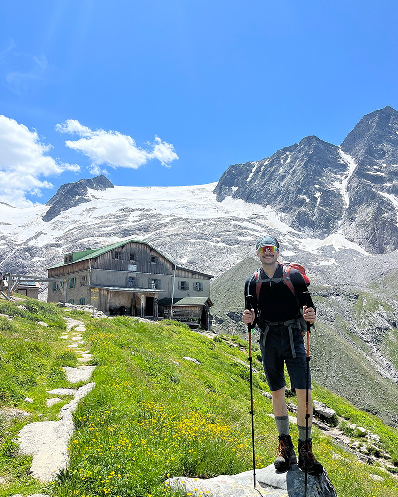 Sebastien Laroye hiking