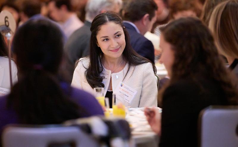 Attendee at We Believe breakfast