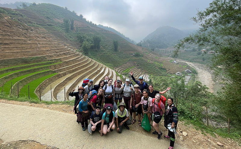 Students at the Vietnam Field School.