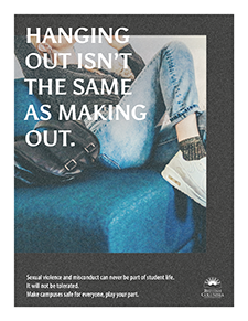Sexual Violence and Misconduct Prevention campaign