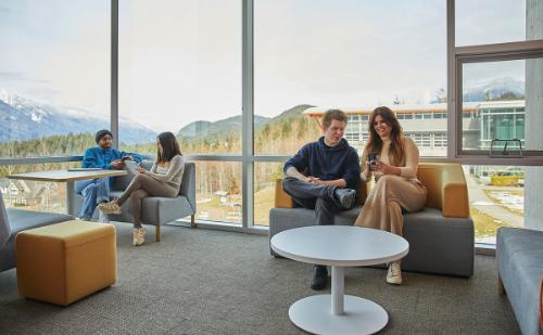 Meeting room at CapU Squamish