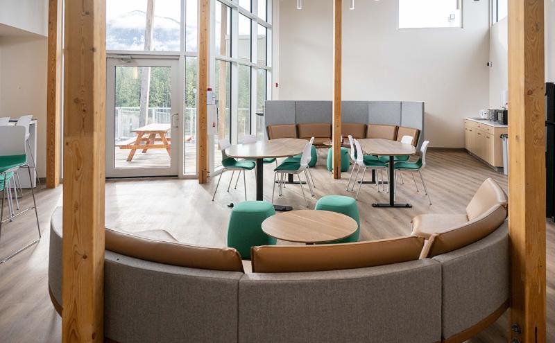 Interior of CapU Squamish Housing