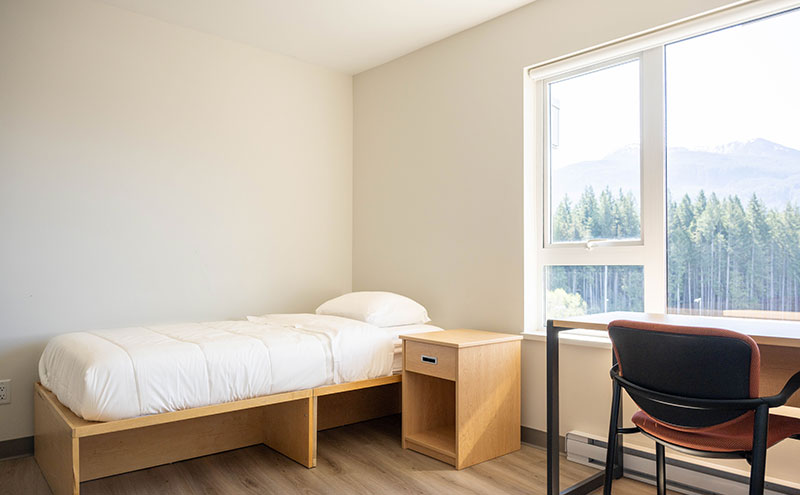 One single bed in room