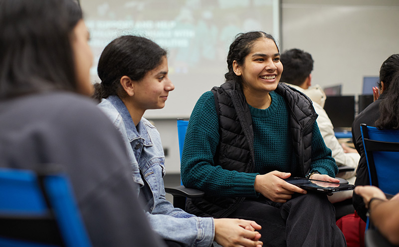 Students in classroom