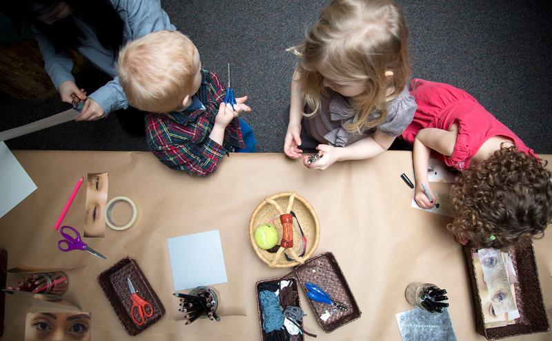 Students in Childrens Centre