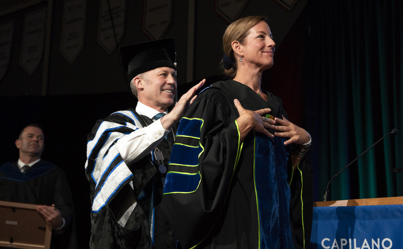 Paul Dangerfield at the Convocation ceremony