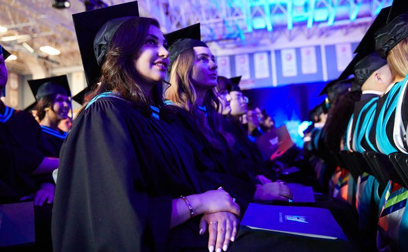 Students at their Convocation ceremony